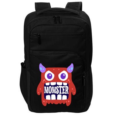Momster Funny Spooky Halloween Impact Tech Backpack