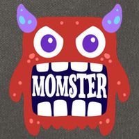 Momster Funny Spooky Halloween Cotton Canvas Backpack