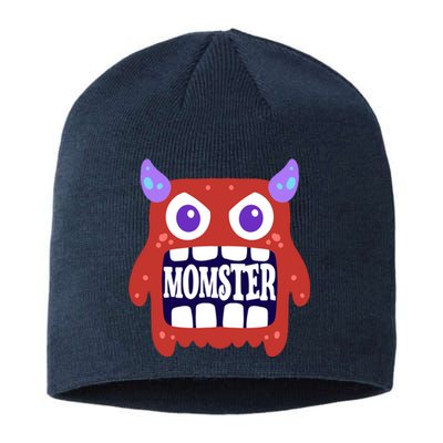 Momster Funny Spooky Halloween Sustainable Beanie