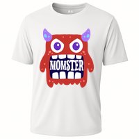 Momster Funny Spooky Halloween Cooling Performance Crew T-Shirt