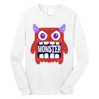 Momster Funny Spooky Halloween Long Sleeve Shirt