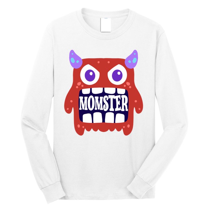 Momster Funny Spooky Halloween Long Sleeve Shirt