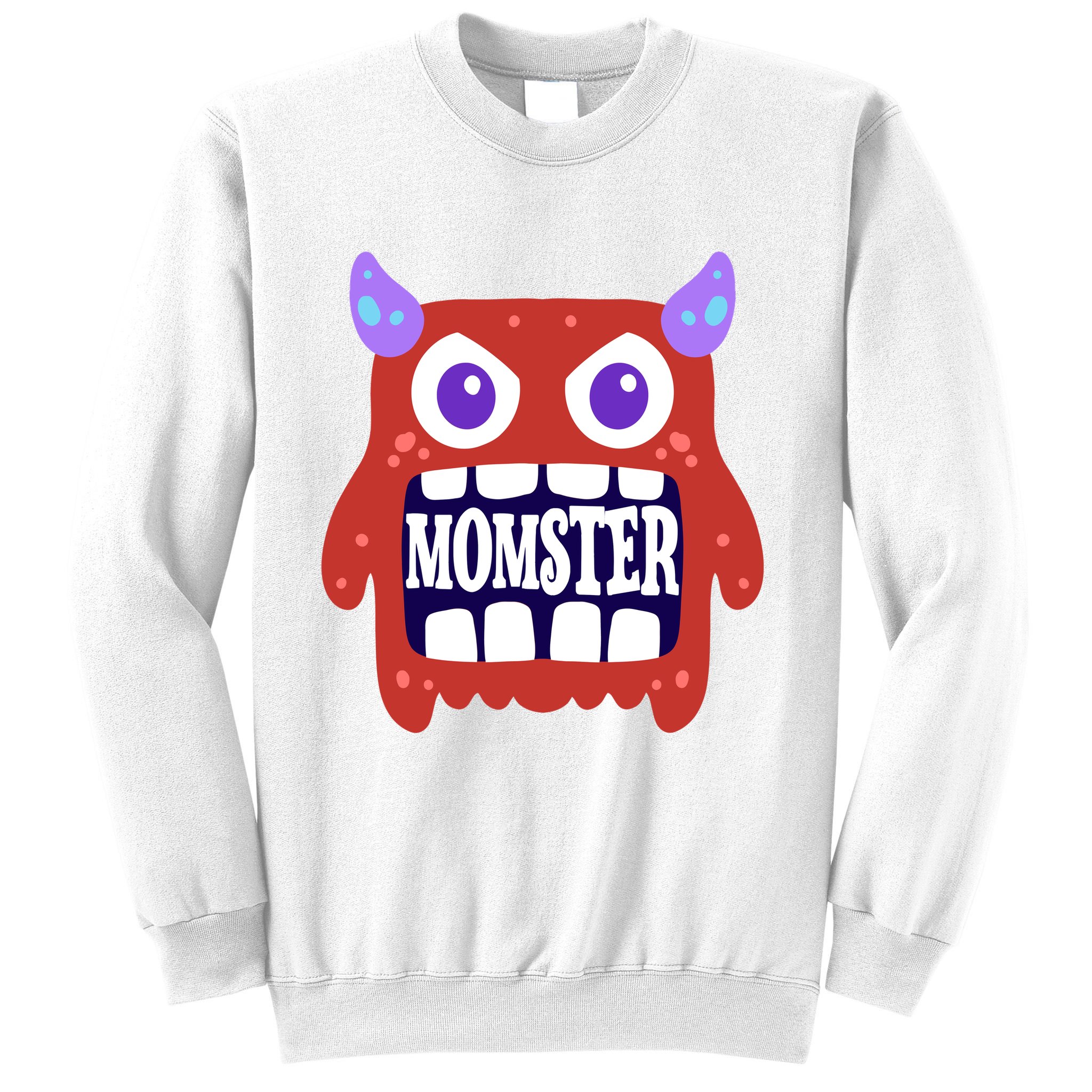 Momster Funny Spooky Halloween Sweatshirt