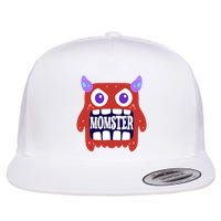 Momster Funny Spooky Halloween Flatbill Hat