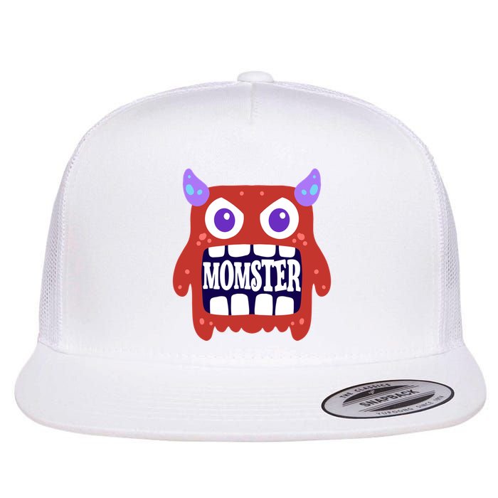 Momster Funny Spooky Halloween Flatbill Hat