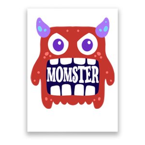 Momster Funny Spooky Halloween Poster