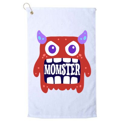 Momster Funny Spooky Halloween Golf Towel