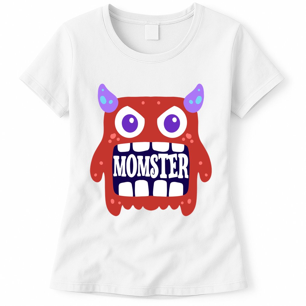 Momster Funny Spooky Halloween Womens T-Shirt