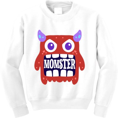 Momster Funny Spooky Halloween Kids Sweatshirt