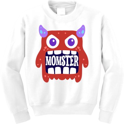 Momster Funny Spooky Halloween Kids Sweatshirt