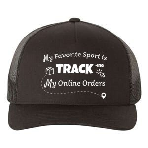 My Favorite Sport Is Tracking My Online Orders Yupoong Adult 5-Panel Trucker Hat