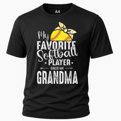 My Favorite Softball Player Calls Me Grandma Cooling Performance Crew T-Shirt