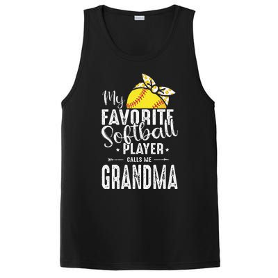 My Favorite Softball Player Calls Me Grandma PosiCharge Competitor Tank