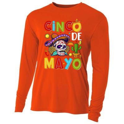 Mexican Fiesta Squad 5 De Mayo For Mexican Cooling Performance Long Sleeve Crew