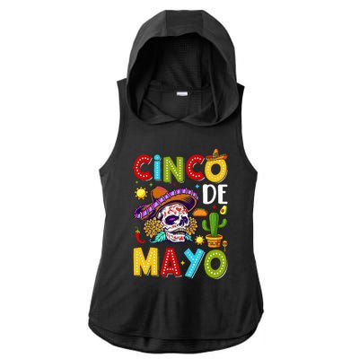 Mexican Fiesta Squad 5 De Mayo For Mexican Ladies PosiCharge Tri-Blend Wicking Draft Hoodie Tank