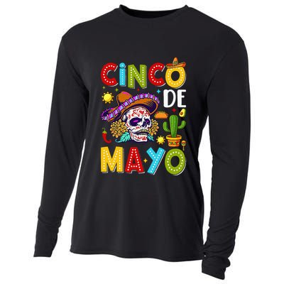 Mexican Fiesta Squad 5 De Mayo For Mexican Cooling Performance Long Sleeve Crew
