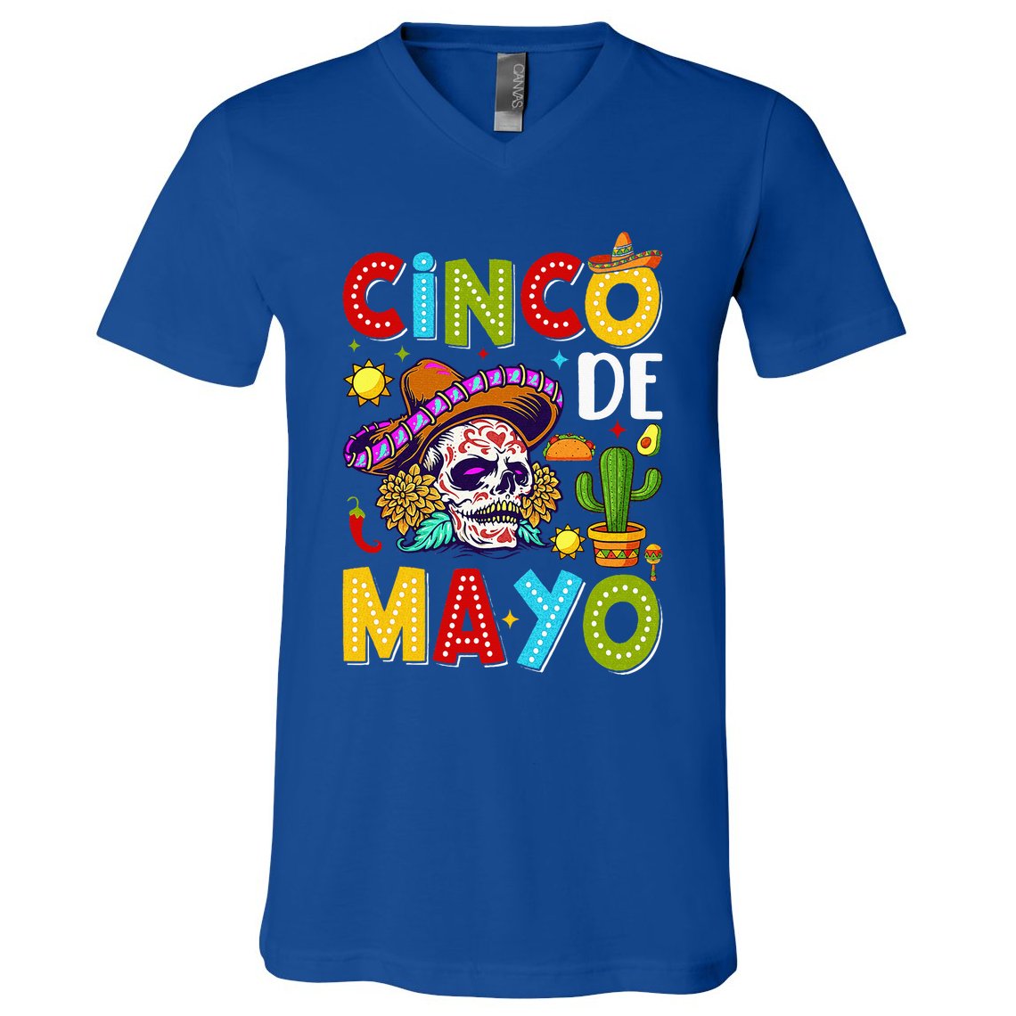 Mexican Fiesta Squad 5 De Mayo For Mexican V-Neck T-Shirt