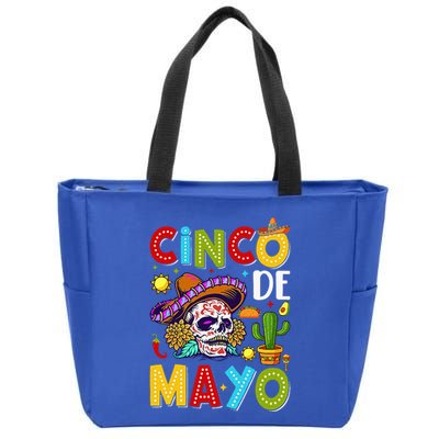 Mexican Fiesta Squad 5 De Mayo For Mexican Zip Tote Bag