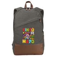 Mexican Fiesta Squad 5 De Mayo For Mexican Cotton Canvas Backpack