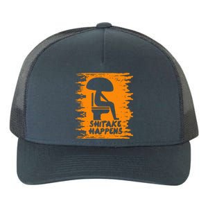 Mushroom Fungus Shitake Happens Yupoong Adult 5-Panel Trucker Hat