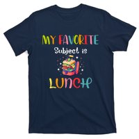 My Favorite Subject Is Lunch Lady Cafeteria Crew Retro T-Shirt