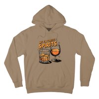 My Favorite Spirits Funny Whiskey Rum Drinking Lover Hoodie