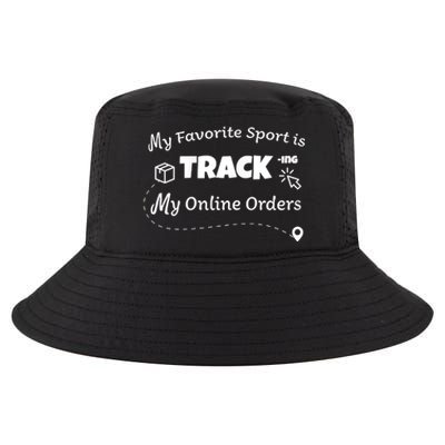 My Favorite Sport Is Tracking My Online Orders Cool Comfort Performance Bucket Hat