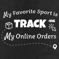 My Favorite Sport Is Tracking My Online Orders Golf Towel
