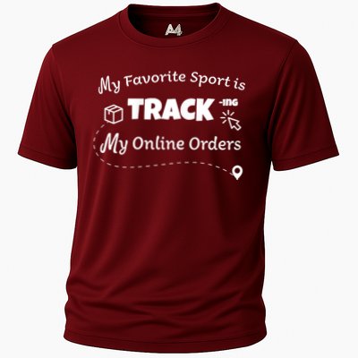 My Favorite Sport Is Tracking My Online Orders Performance Shirt