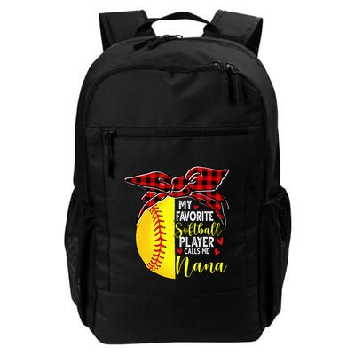 My Favorite Softball Player Calls Me Nana Backpack