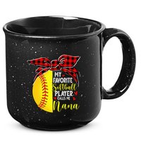 My Favorite Softball Player Calls Me Nana 15oz Campfire Ceramic Mug