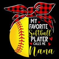 My Favorite Softball Player Calls Me Nana Youth Performance Sprint T-Shirt