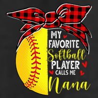 My Favorite Softball Player Calls Me Nana Golf Towel