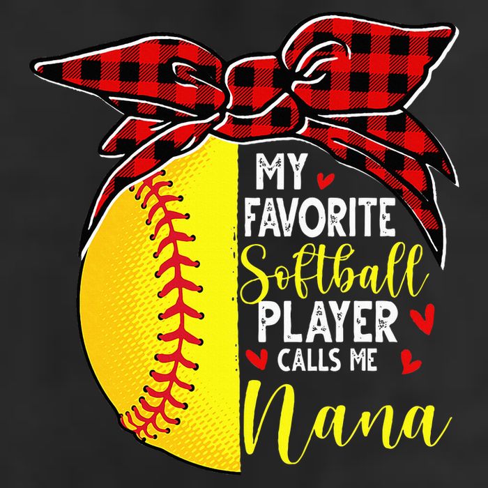 My Favorite Softball Player Calls Me Nana Golf Towel