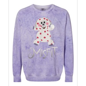 Mis Fit Spotted Elephant Ru Dolph Red Retro Nosed Christmas Colorblast Crewneck Sweatshirt