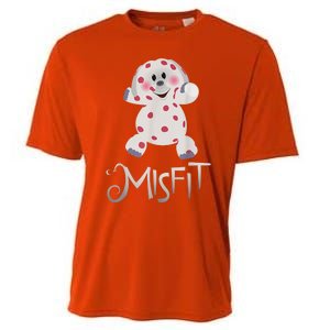 Mis Fit Spotted Elephant Ru Dolph Red Retro Nosed Christmas Cooling Performance Crew T-Shirt