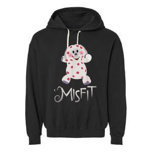 Mis Fit Spotted Elephant Ru Dolph Red Retro Nosed Christmas Garment-Dyed Fleece Hoodie