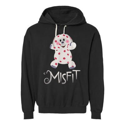 Mis Fit Spotted Elephant Ru Dolph Red Retro Nosed Christmas Garment-Dyed Fleece Hoodie