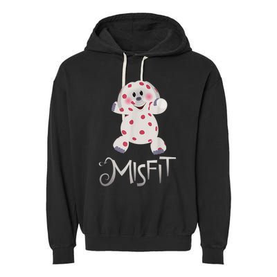 Mis Fit Spotted Elephant Ru Dolph Red Retro Nosed Christmas Garment-Dyed Fleece Hoodie