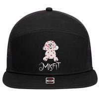 Mis Fit Spotted Elephant Ru Dolph Red Retro Nosed Christmas 7 Panel Mesh Trucker Snapback Hat