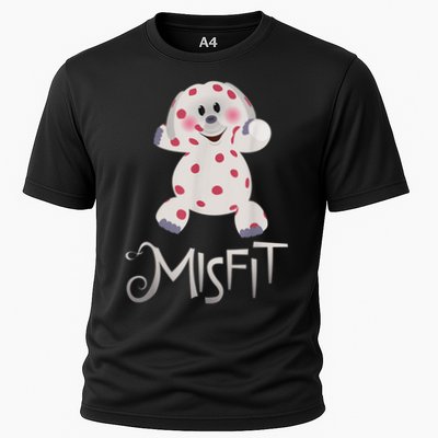 Mis Fit Spotted Elephant Ru Dolph Red Retro Nosed Christmas Cooling Performance Crew T-Shirt