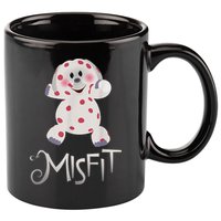 Mis Fit Spotted Elephant Ru Dolph Red Retro Nosed Christmas 11oz C Handle Ceramic Mug