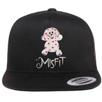 Mis Fit Spotted Elephant Ru Dolph Red Retro Nosed Christmas Flat Bill Trucker Hat