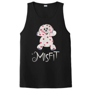 Mis Fit Spotted Elephant Ru Dolph Red Retro Nosed Christmas PosiCharge Competitor Tank