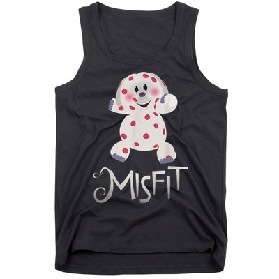 Mis Fit Spotted Elephant Ru Dolph Red Retro Nosed Christmas Tank Top