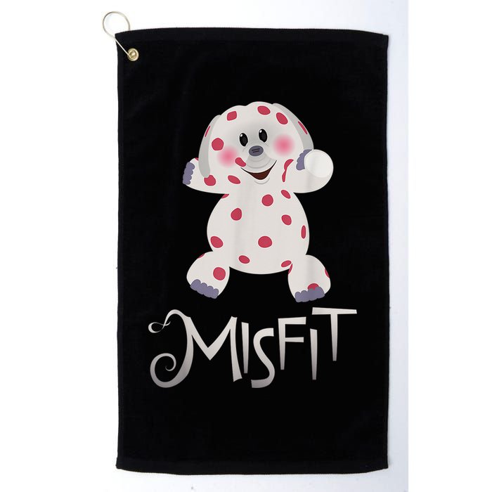 Mis Fit Spotted Elephant Ru Dolph Red Retro Nosed Christmas Golf Towel