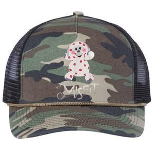 Mis Fit Spotted Elephant Ru Dolph Red Retro Nosed Christmas Retro Rope Trucker Hat Cap