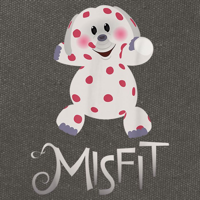 Mis Fit Spotted Elephant Ru Dolph Red Retro Nosed Christmas Cotton Canvas Backpack