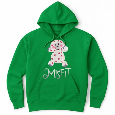 Mis Fit Spotted Elephant Ru Dolph Red Retro Nosed Christmas Hoodie
