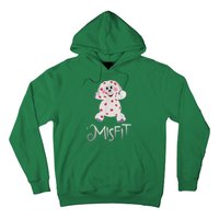 Mis Fit Spotted Elephant Ru Dolph Red Retro Nosed Christmas Hoodie